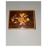 Wooden music jewelry box