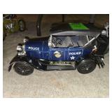 vintage Jim Beam 1929 Model A Police Car whiskey decanter.