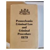 Pennsylvania criminal law/procedure, state police books