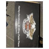 Harley Davidson die-cast bi-wing pedal plane