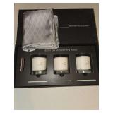 Genesis candle collection with silk runner
