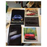 Car brochures, magazines, ads, stickers