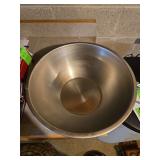 Large metal bowl