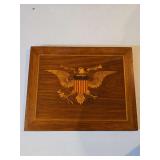 Wood eagle crest