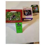 Hallmark Keepsake ornaments,  Barbie,  Harley Davidson