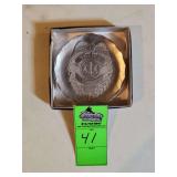 Police badge small plate