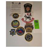 Miscellaneous police patches