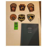Police patches and patches book