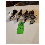 Harley Davidson die-cast motorcycles