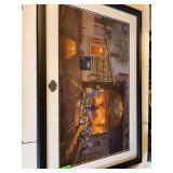 Harley Davidson Framed Artwork