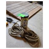 Bungee cords and rope