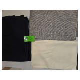 Box of 3 different uncut fabric.