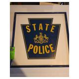 State Police framed picture