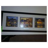 Harley Davidson framed picture.
