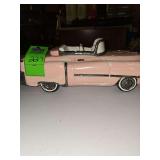 Pink Cadillac ceramic cookie jar
