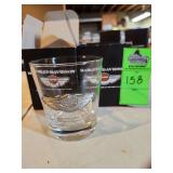 Harley Davidson glassware set of 2