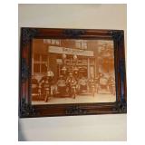 Harley Davidson picture in frame