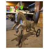 Antique cast iron tricycle