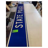 Large State Police sign