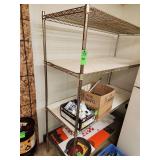Metal kitchen rack/shelves, NO CONTENT