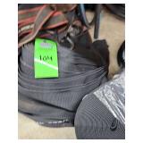 Nylon hose guard and straps