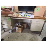 Metal work desk