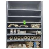 Shelf with contents