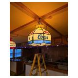 Coors banquet hanging lamp