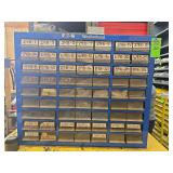Small shelving unit with contents