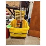 Industrial mop and bucket