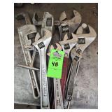 Assorted wrenches