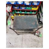 Metal rolling cart