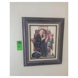 Norman Rockwell framed print