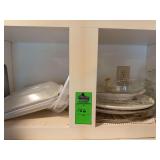 Assorted serving plates