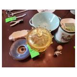 Candle holder and miscellaneous items