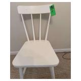 White antique chair