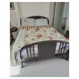 Bed full size with mattress and box spring