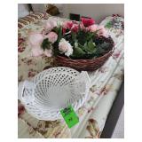 Baskets quantity of two one ceramic