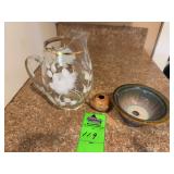 Small vase/ceramic bowl