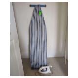 Ironing board and iron