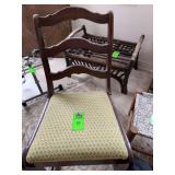 Antique wood rocking chair