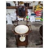 antique washstand,  basin stand or washstand commode