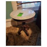 Marble top end table