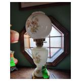 vintage Victorian "Gone with the Wind" hurricane lamp