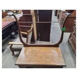 antique oak washstand