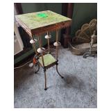 antique Aesthetic Movement pedestal or plant stand