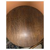 Vintage wooden round table