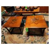 End tables quantity of two