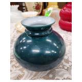 7 inch green glass shade