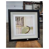 Framed print about 26 in X 26 in